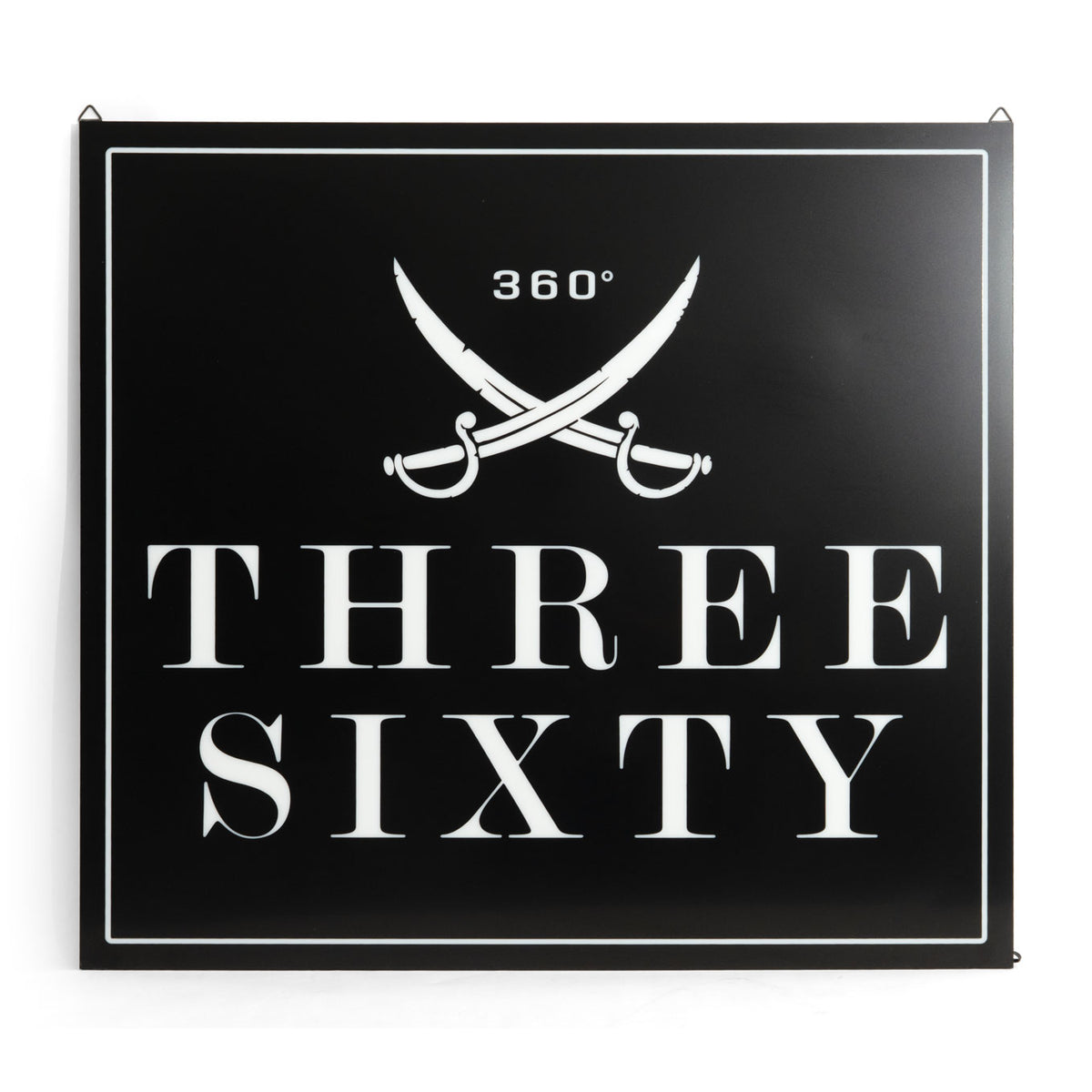 Three Sixty Podświetlana reklama Luminated LED Wall Sign Square Logo Acrylic Deko – Widok 2