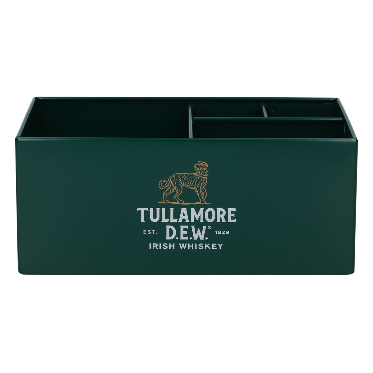 Tullamore Dew Whiskey Barcaddy 25,5 x 15 x 10,5 cm, nowy, metalowy, zielony – Widok 2