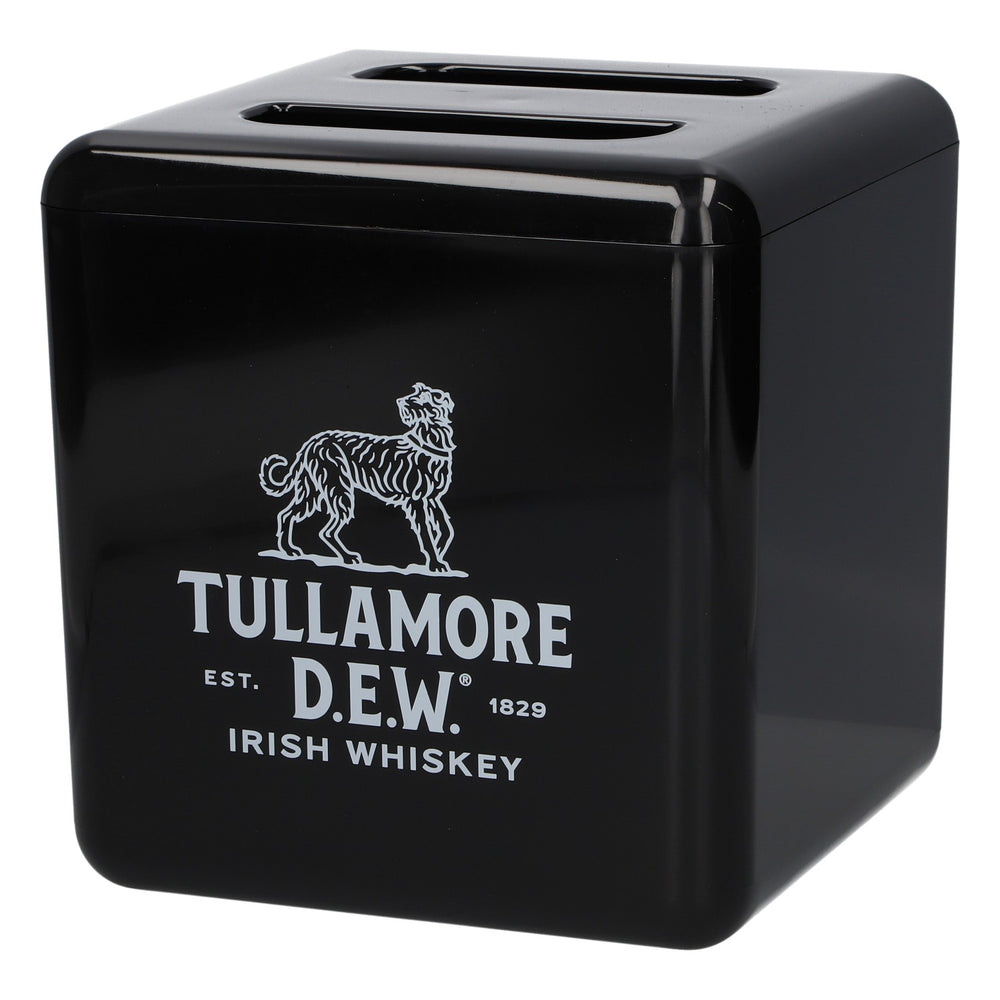Tullamore Dew – chłodziarka do whisky, chłodziarka do butelek, irlandzka whisky EST.1829, czarna, nowa