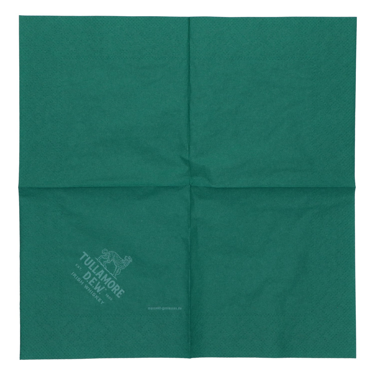 Serwetki Tullamore Dew Whiskey – nowe, papierowe, zielone – Widok 3