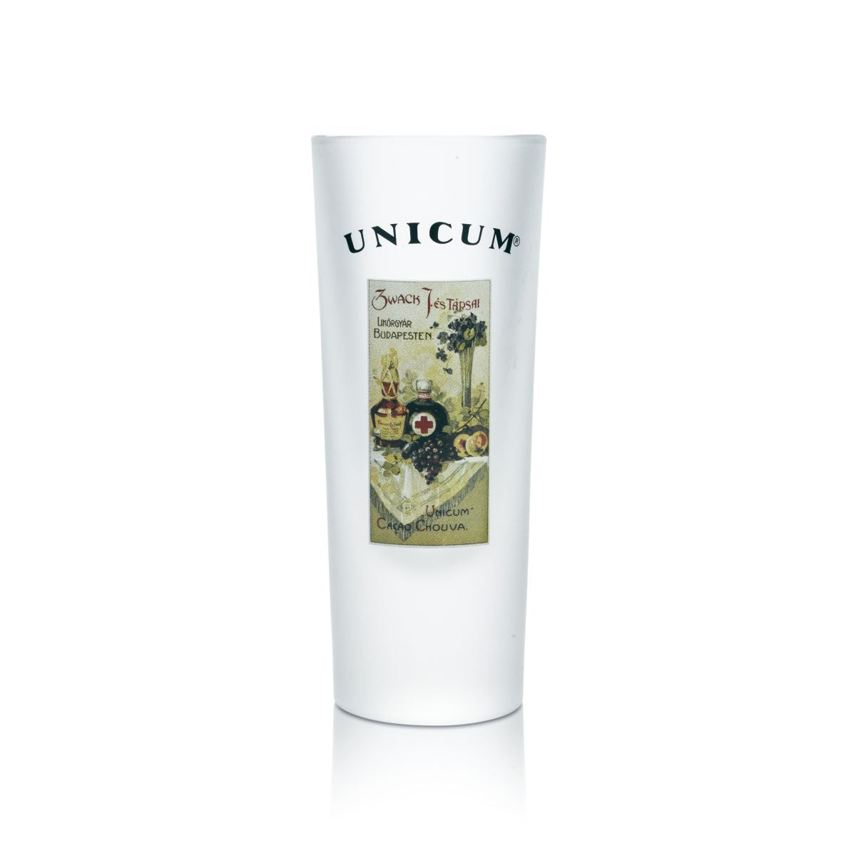 Unicum shot glass Shot glass 0.128l Stamper Short Tumbler Dining Table 1910