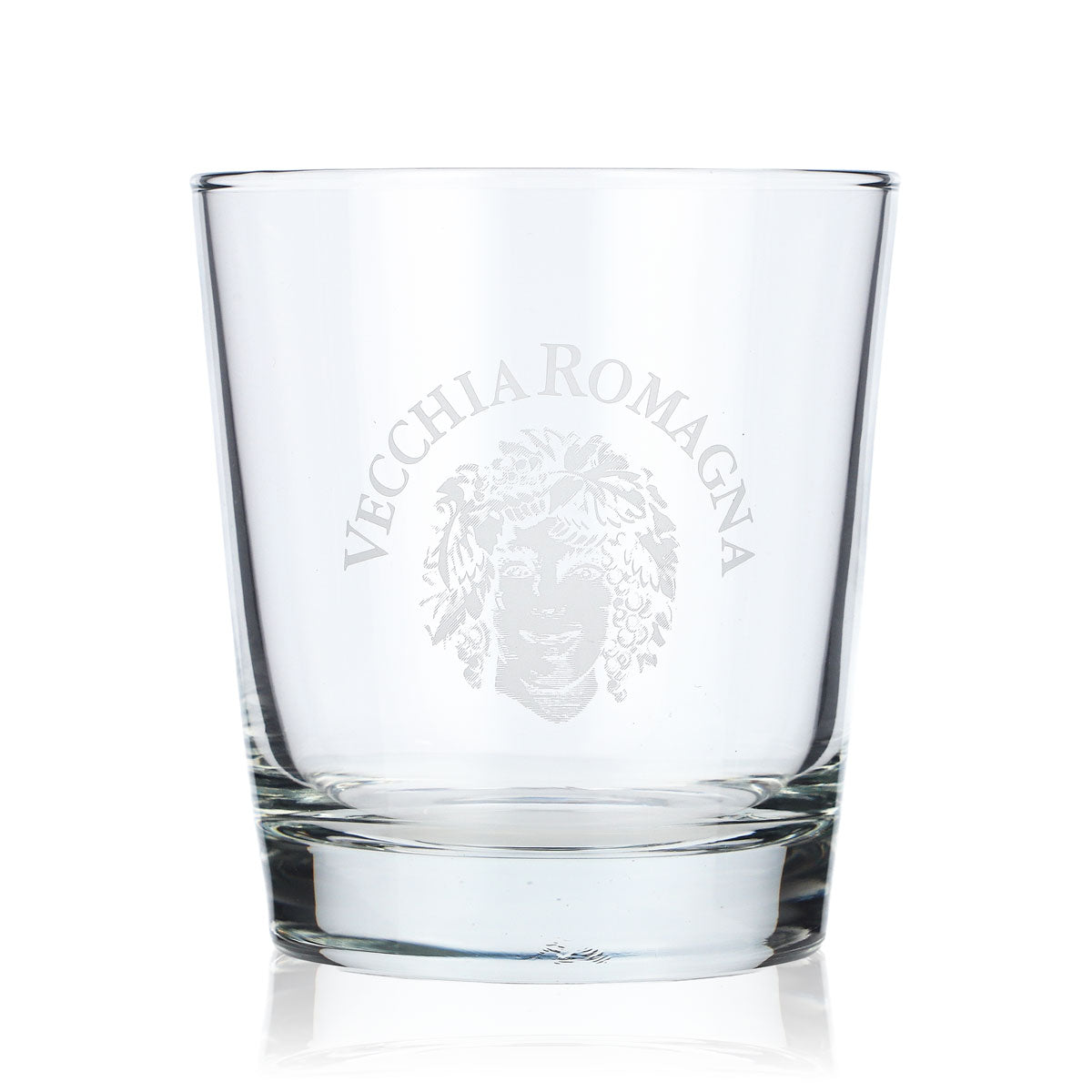 Vecchia Romagna Cognac Szklanka typu tumbler  0,3 l białe logo