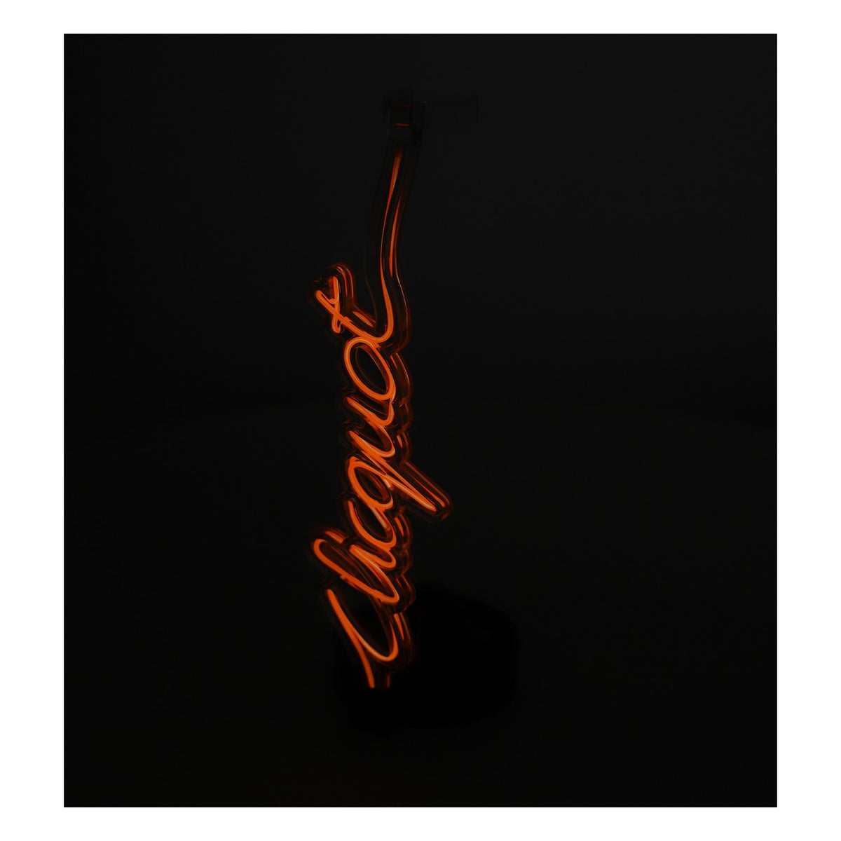 Veuve Clicquot uchwyt na butelkę szampana Glorifier LED Neon z zasilaczem