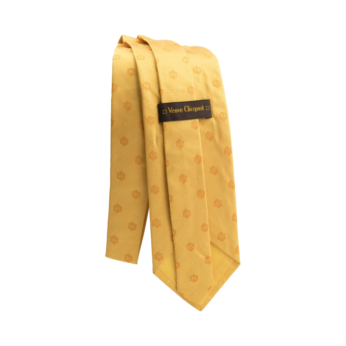 Veuve Clicquot Champagne Tie Orange Ponsardin Gift Collector Rare – Widok 4