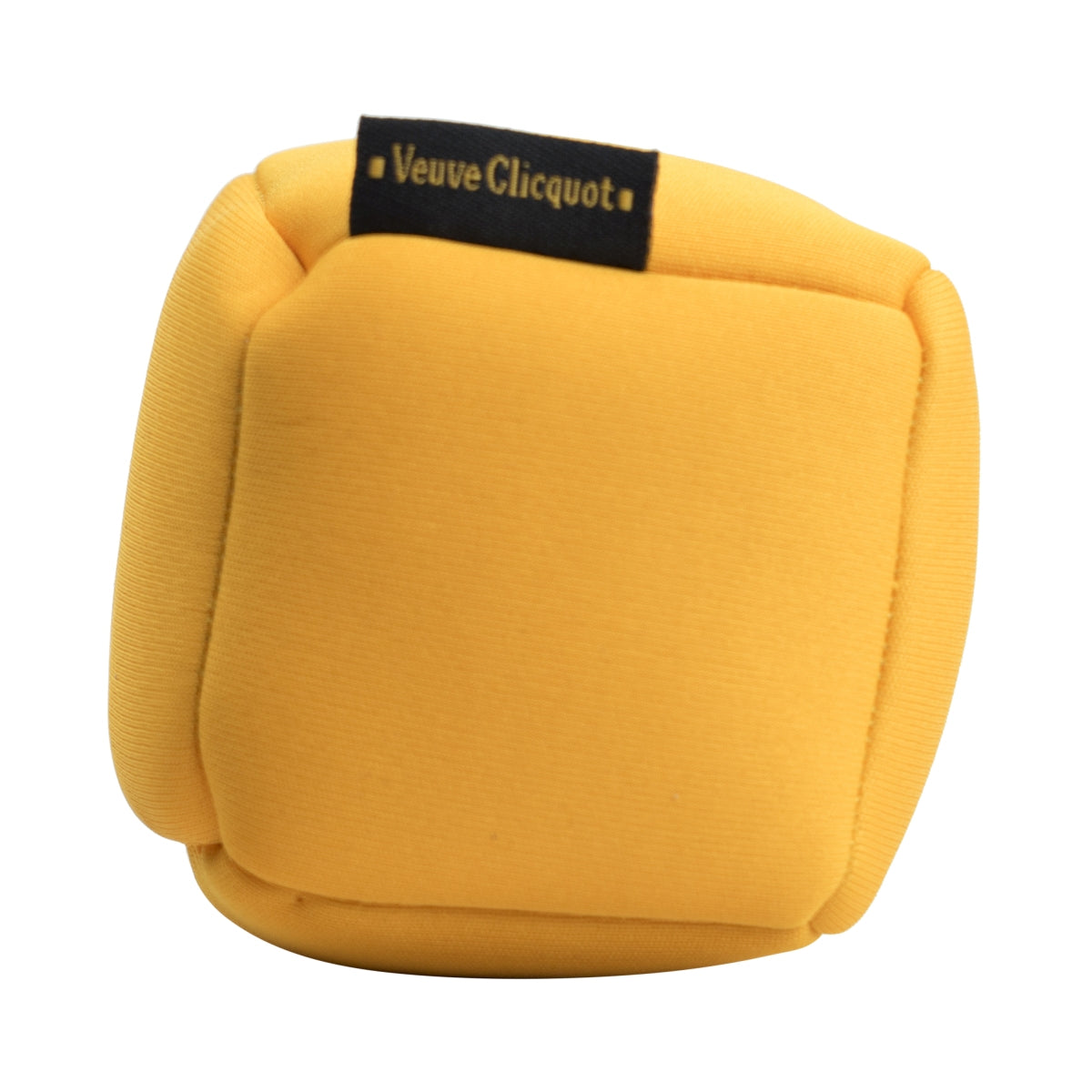 Veuve Clicquot Champagne Mini Fabric Cube Pomarańczowa Dekoracja Kolekcjonerska Rzadka – Widok 2