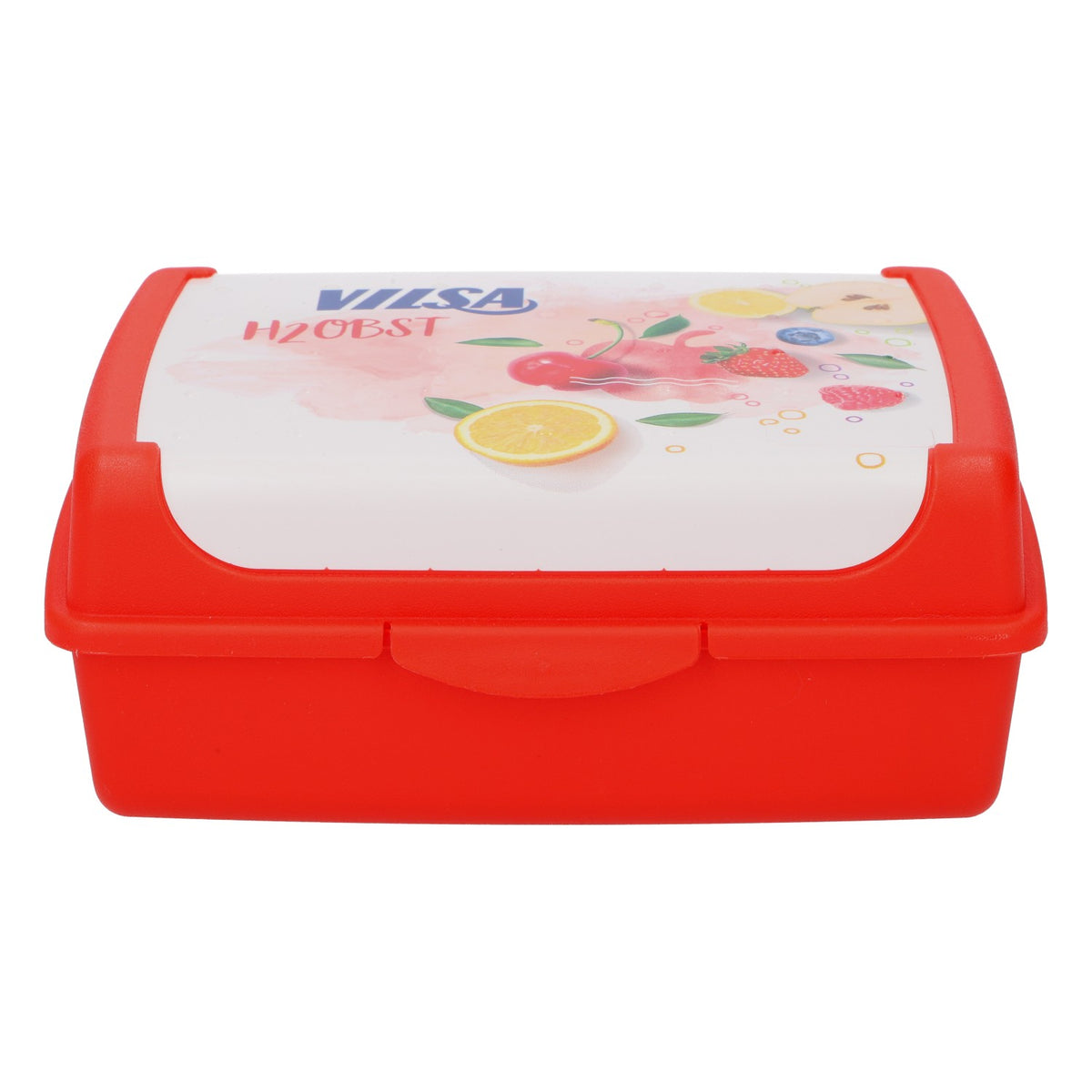 Vilsa H2Obst – pojemnik Tupperware na lunch, czerwony, pojemnik na przekąski, pojemnik na owoce – Widok 2