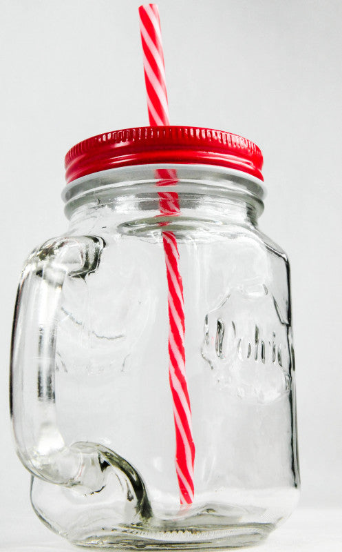 Szkło do wody Volvic Icetee Jar Szklanki Iceteekrug  Wersja czerwona