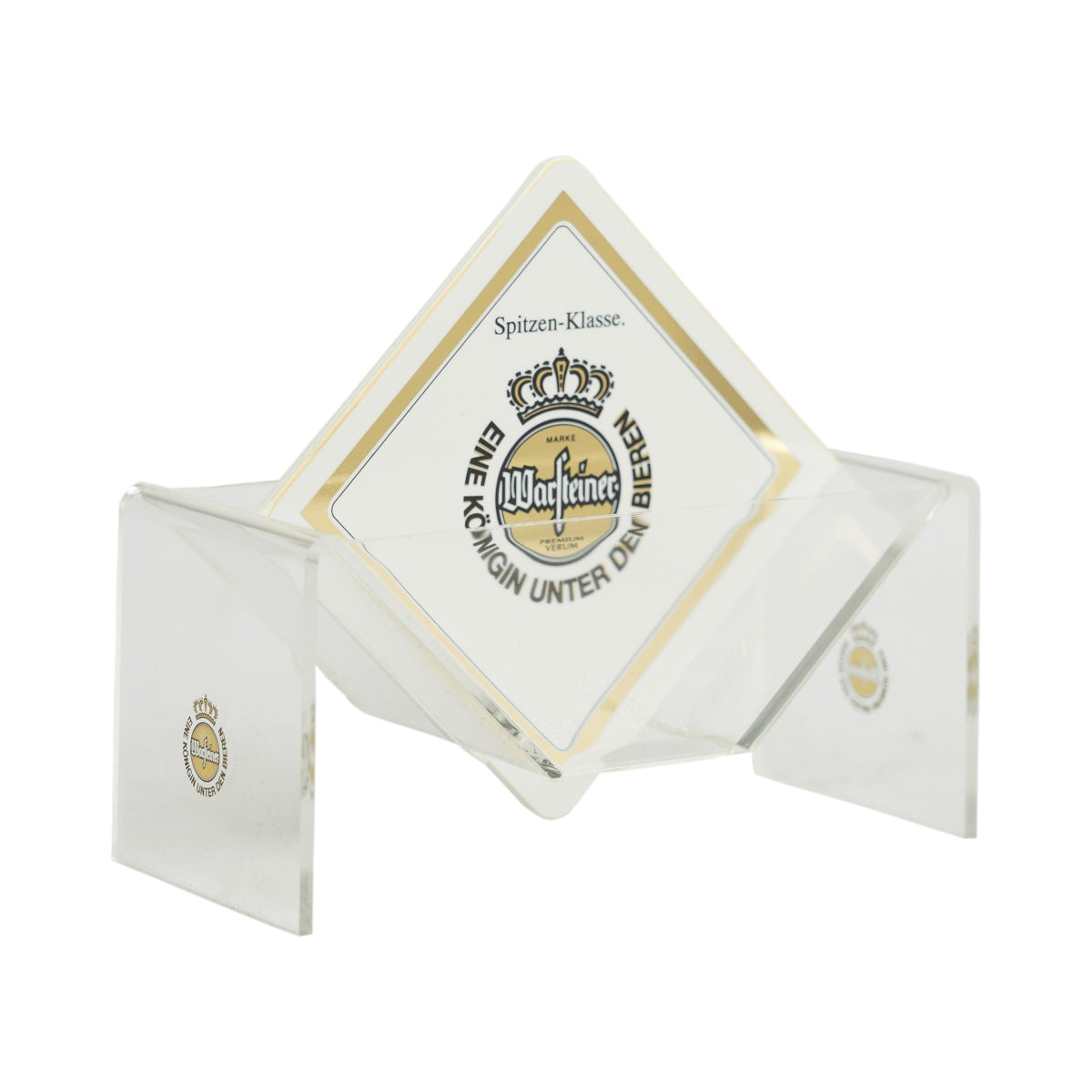 Podstawka pod piwo Warsteiner kwadratowa 15x15cm uchwyt na stół gastro menu bar – Widok 2