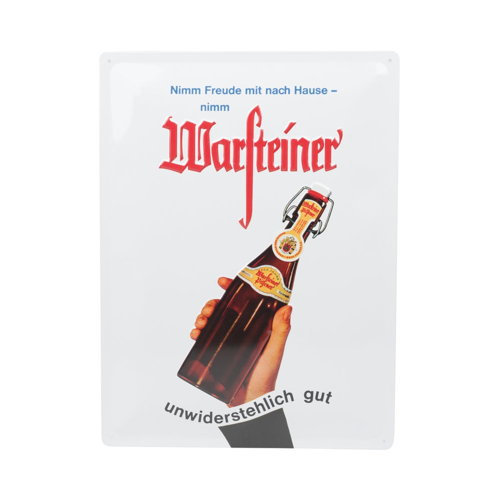 Puszka piwa Warsteiner 40x30 cm radość z tablicą do domu bar ścienny