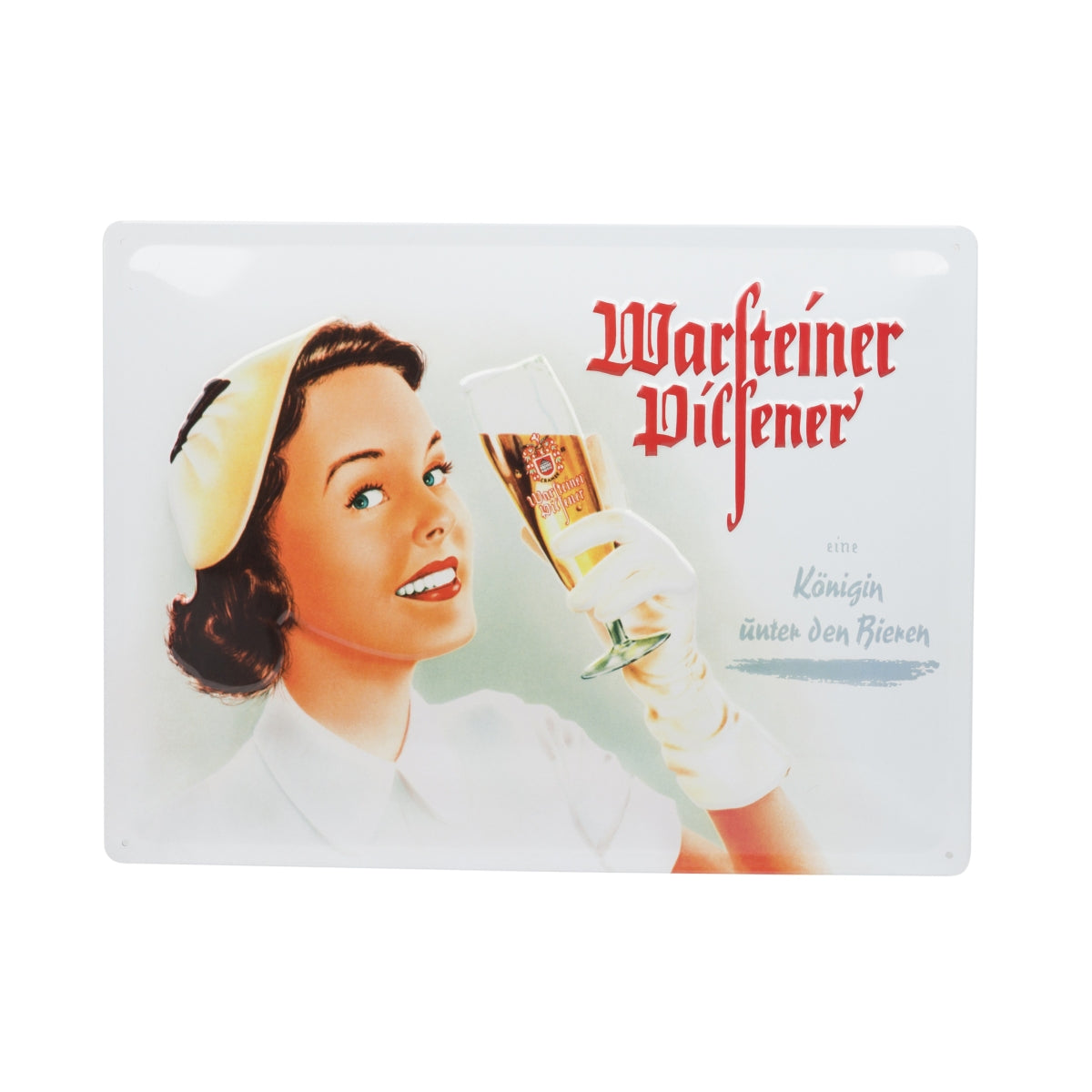 Puszka z piwem Warsteiner 40x30 cm królowa wśród piw tablica ścienna