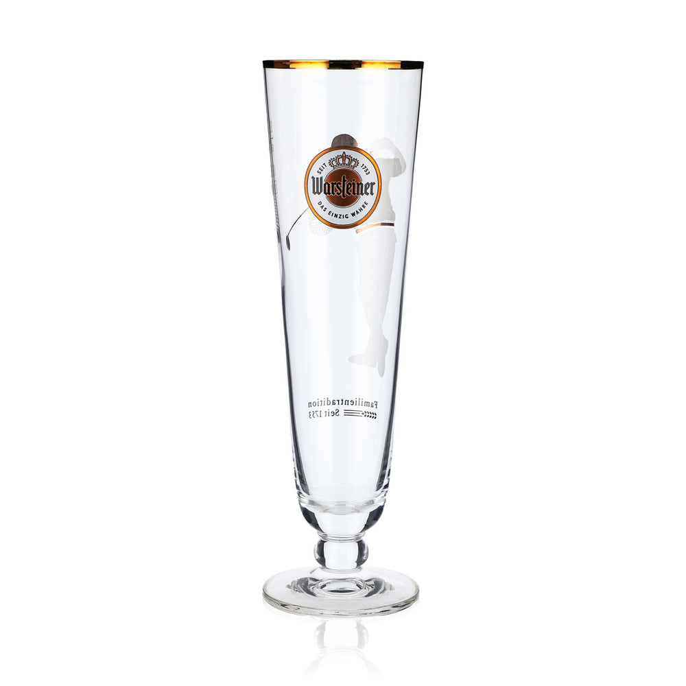 Kieliszek do piwa Warsteiner 0,25 l Kieliszki do piwa Kieliszek kolekcjonerski Puchar Golfista