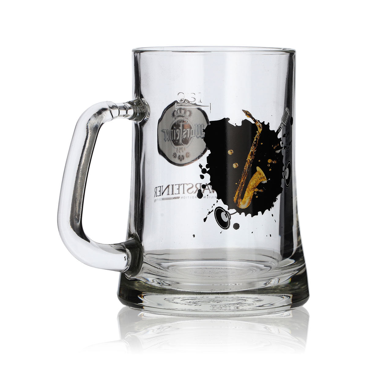 Kufel do piwa Warsteiner 0,3 l Kufel do piwa Seidel Kufel kolekcjonerski „Saksofon” Kufel – Widok 4