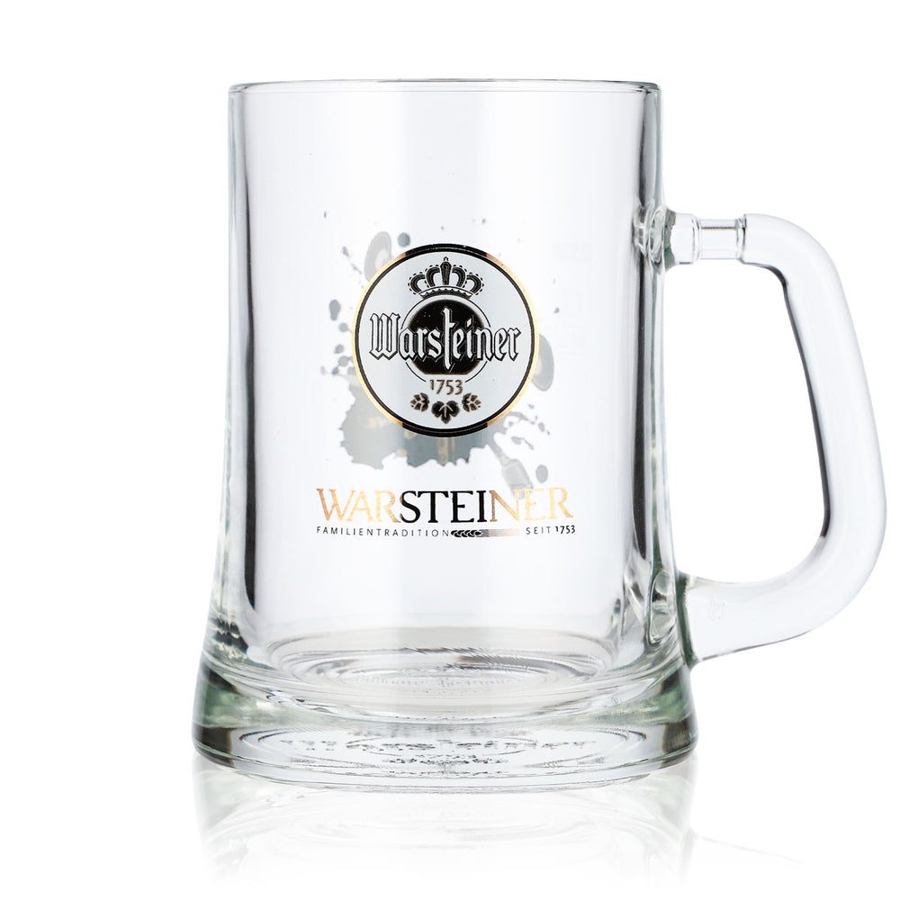 Szklanka do piwa Warsteiner 0,3 l – kufel z limitowaną serią wzorów muzycznych „Mikrofon” Rastal