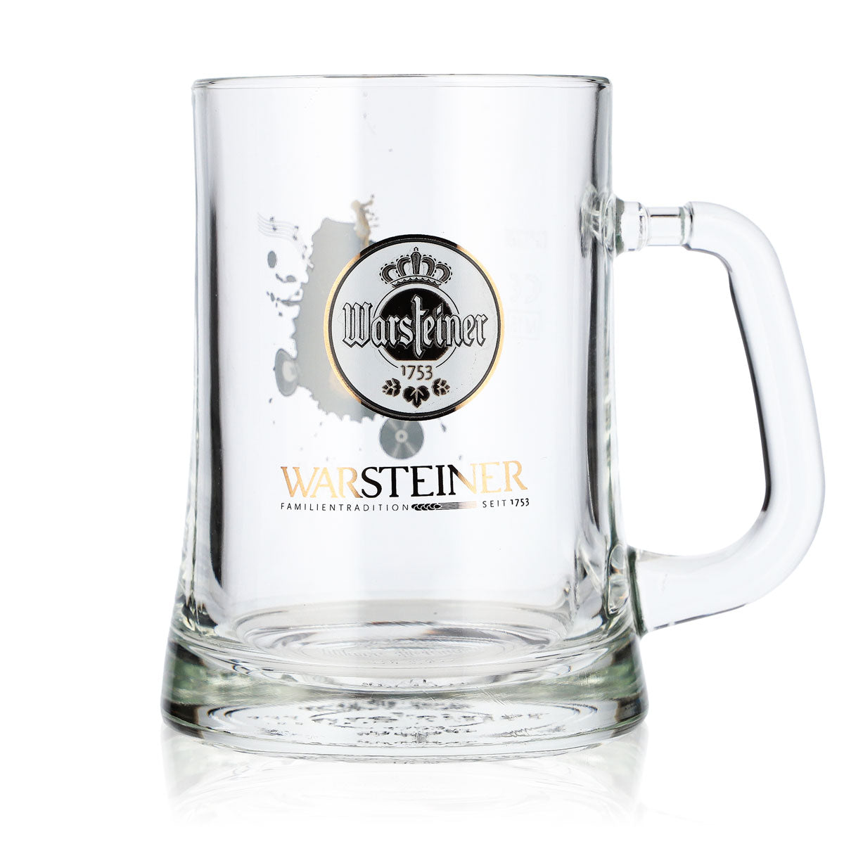Szklanka do piwa Warsteiner 0,3 l – kufel z limitowaną serią wzorów muzycznych „Gitara” Rastal