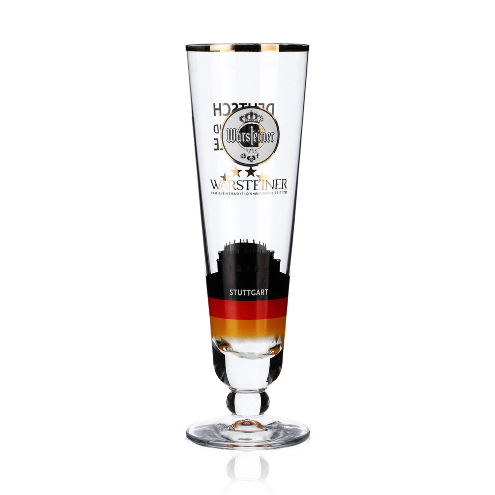 Kieliszki do piwa Warsteiner 0,2 l Puchar dla fanów Stuttgart Niemcy