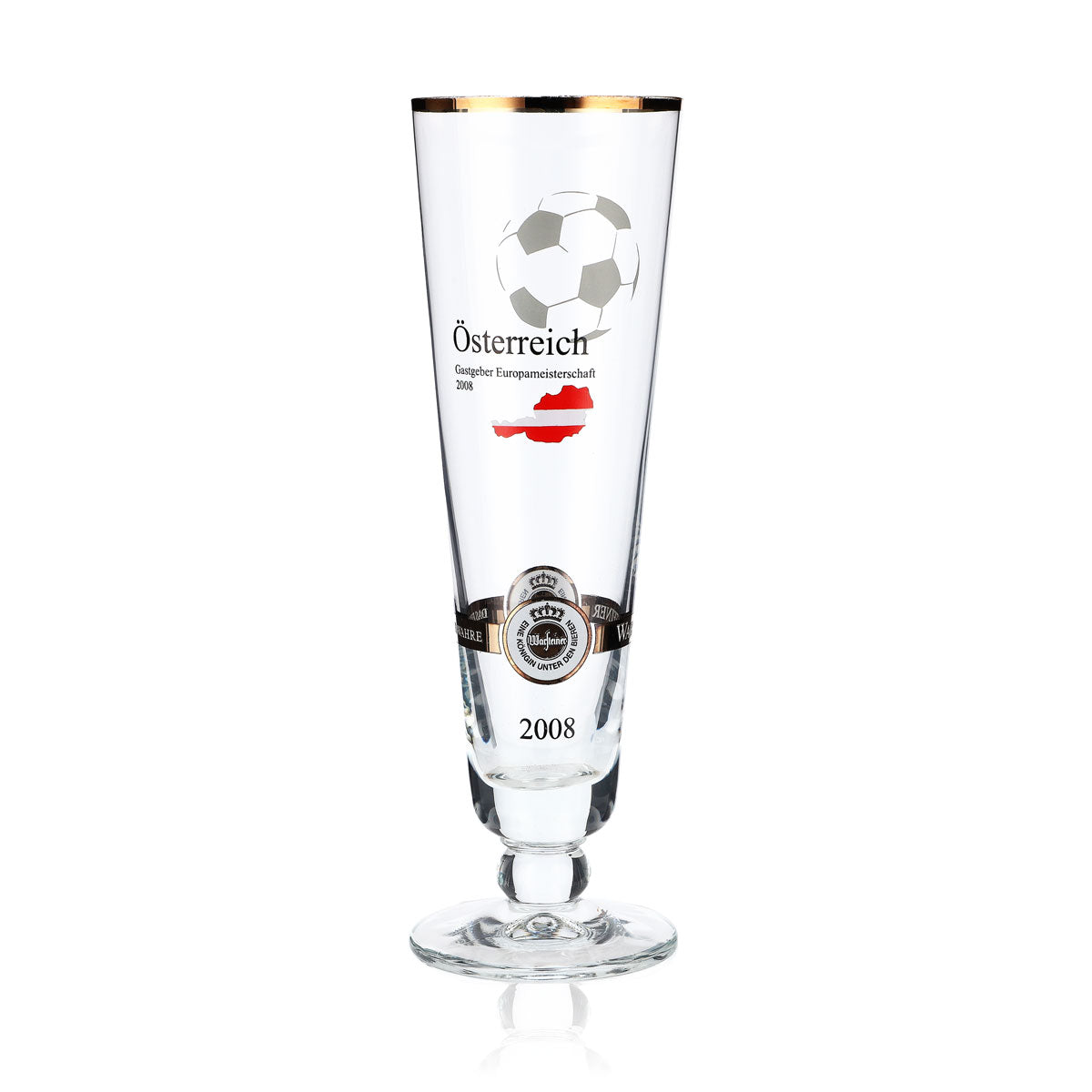 Kieliszki do piwa Warsteiner, edycja roczna EM 2008, kieliszek Nation „Austria”