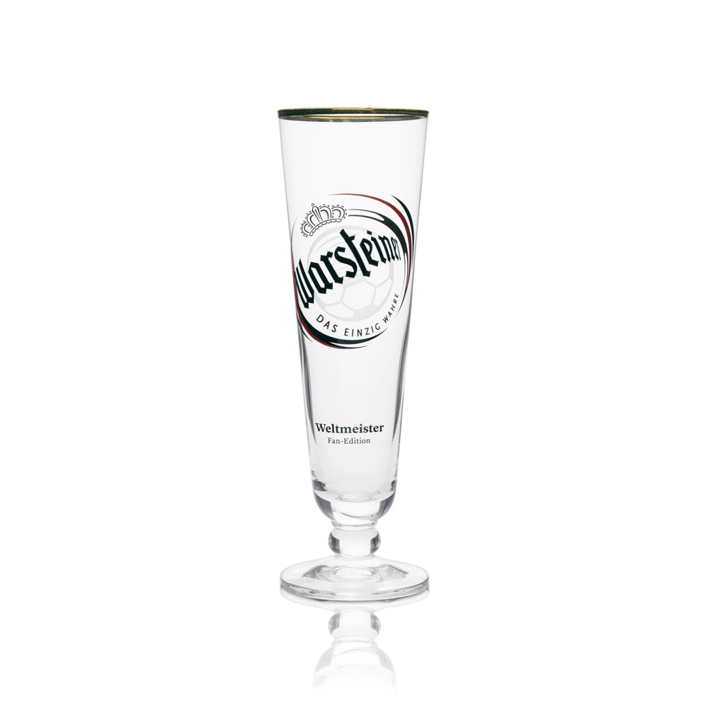 Kieliszek do piwa Warsteiner Tulipan Edycja specjalna Fan Edition Mistrz świata 300 ml