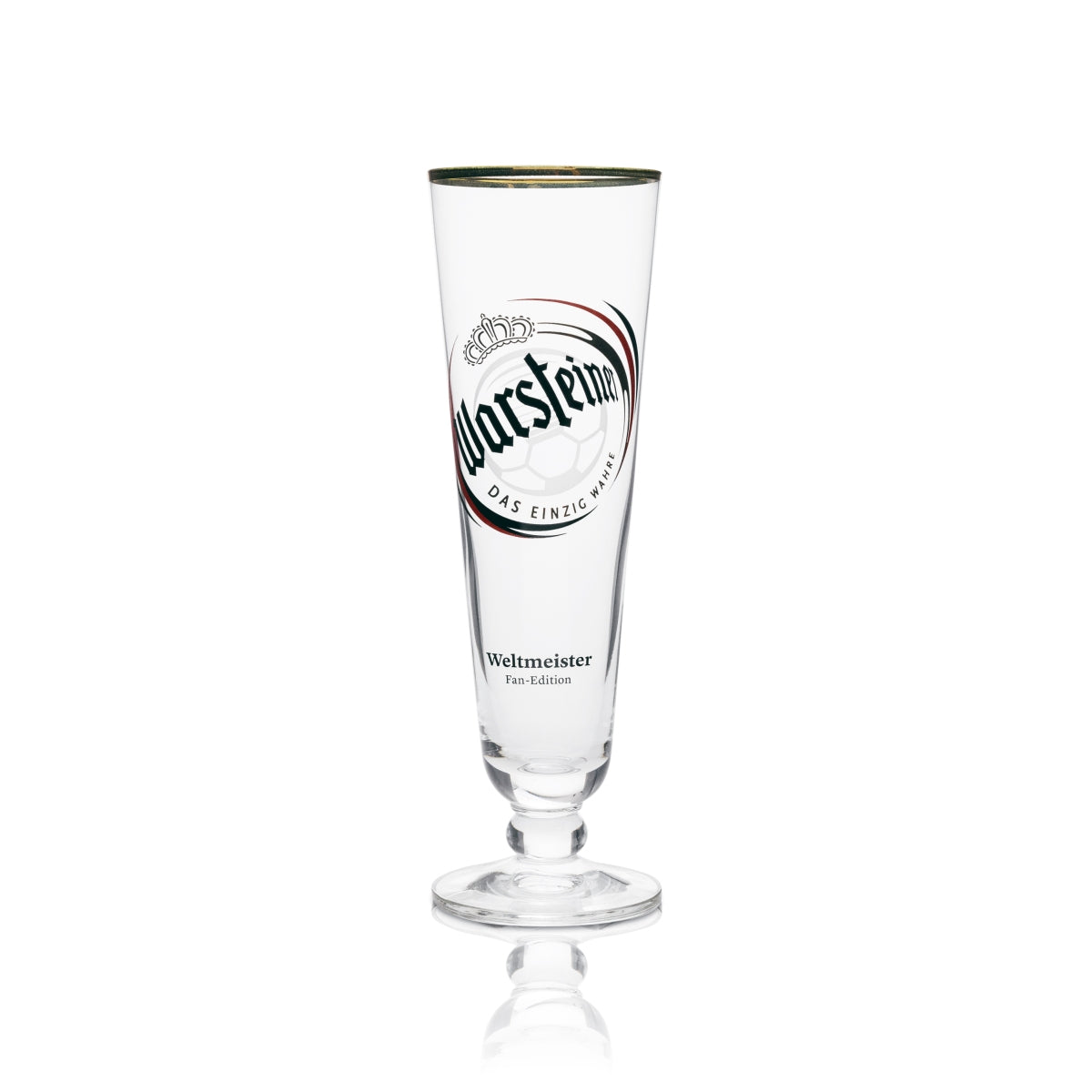 Kieliszek do piwa Warsteiner Tulipan Edycja specjalna Fan Edition Mistrz świata 300 ml