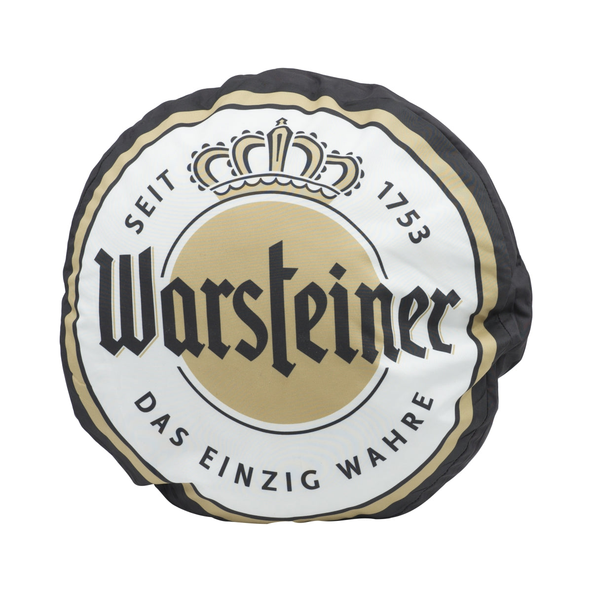 Poduszka na piwo Warsteiner 41 cm Okrągła Sofa do salonu na zewnątrz Bar Deco Beer