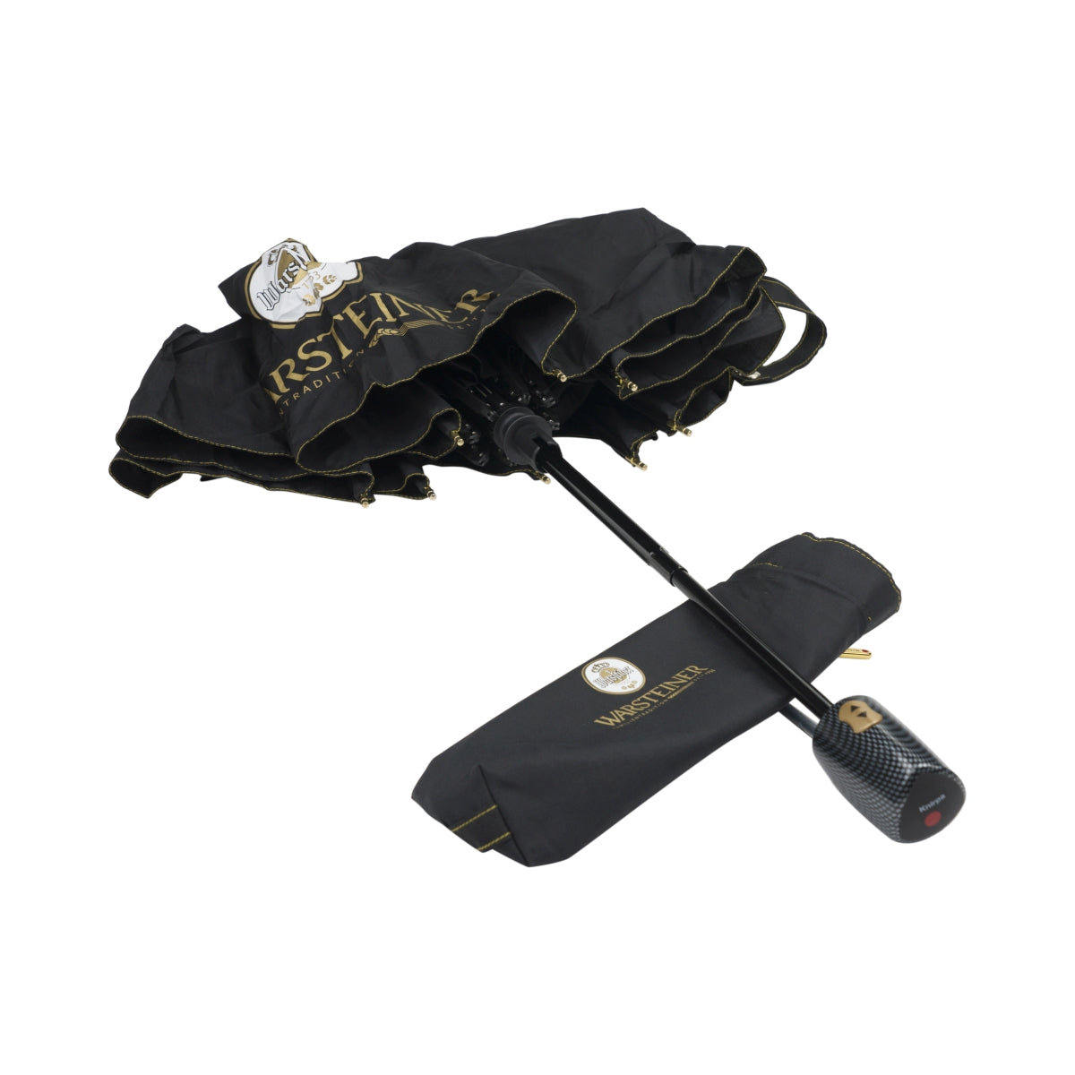 Warsteiner Bier Knirps parasol kieszonkowy parasol automatyczny Mini Pocket Travel – Widok 6