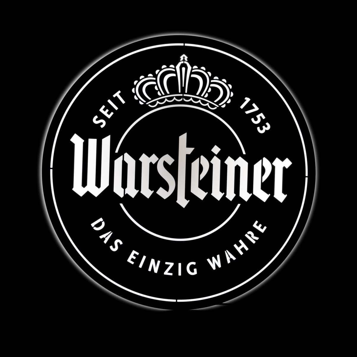 Warsteiner piwo LED podświetlany znak metalowe logo światło ściana tablica znak bar – Widok 3