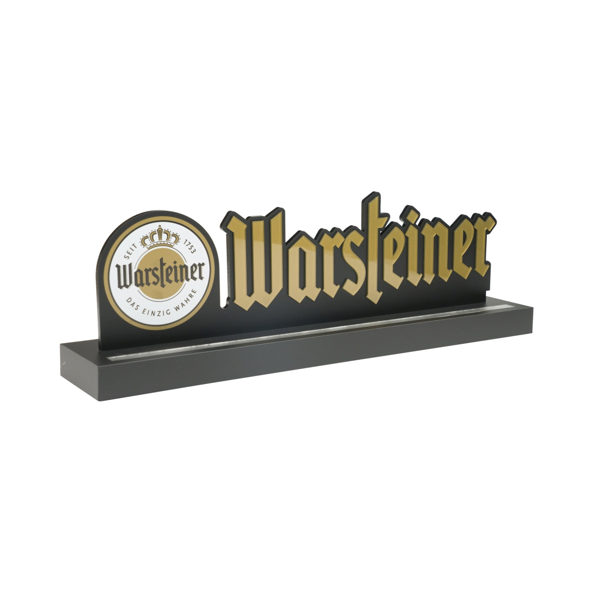 Piwo Warsteiner podświetlany znak 54x18cm LED znak ściana tablica reklamowa wyświetlacz bar – Widok 3
