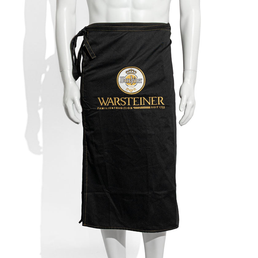 Fartuch Warsteiner Bier Fartuch bistro nowa kolekcja dżinsowy czarny