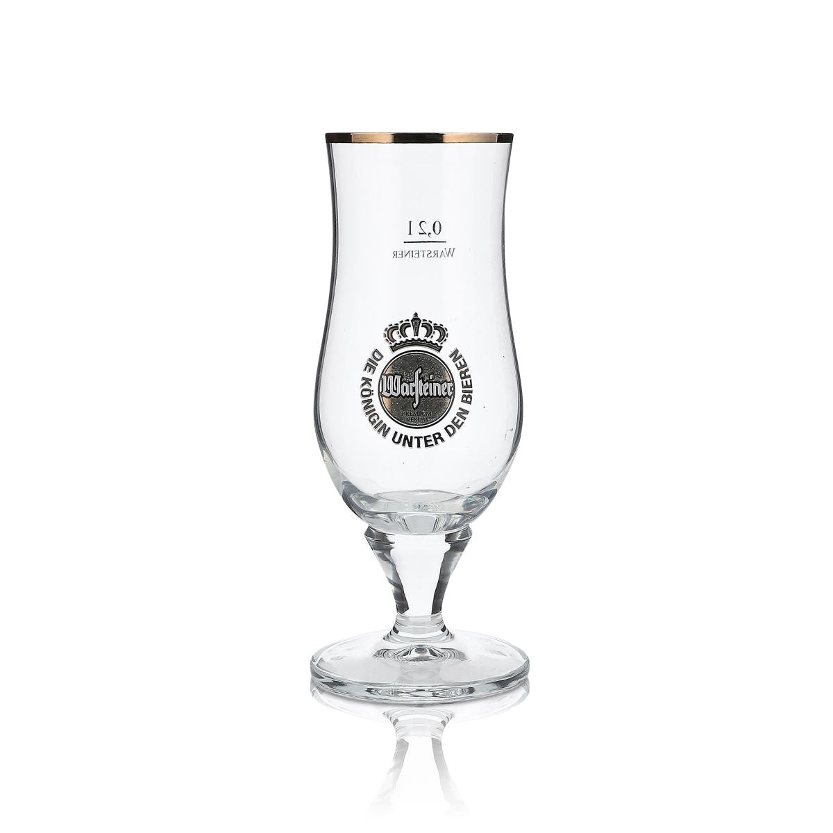 Kieliszek do piwa Warsteiner Pokalglas 0,2 l Exclusiv Pilstulpe Bauchig Brauerei Gastro – Widok 2
