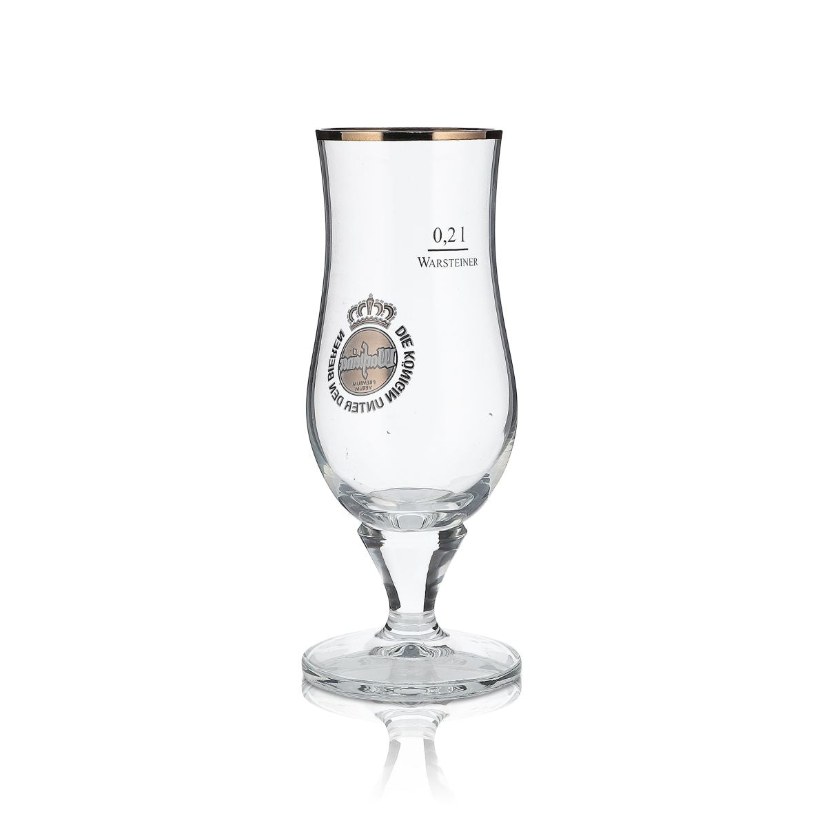 Kieliszek do piwa Warsteiner Pokalglas 0,2 l Exclusiv Pilstulpe Bauchig Brauerei Gastro – Widok 3