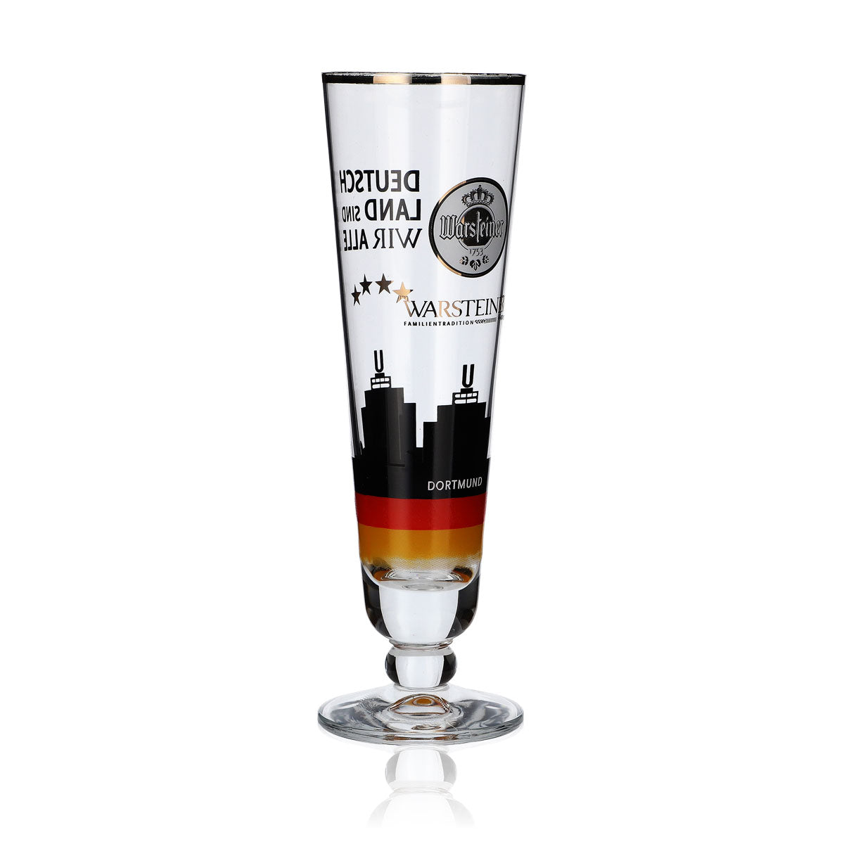 Kolekcjonerski kieliszek Warsteiner 0,2 l, puchar Dortmund, Niemcy, piłka nożna, edycja specjalna – Widok 2