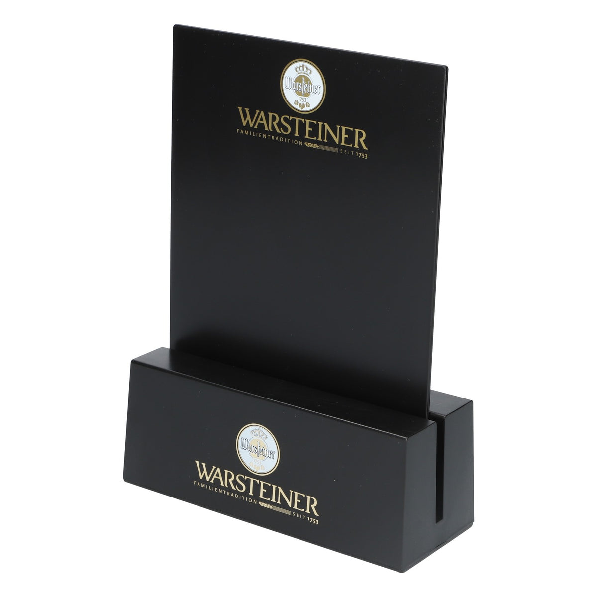 Stojak na menu na stół Warsteiner stojak na karty z tablicą kredową Gadstro