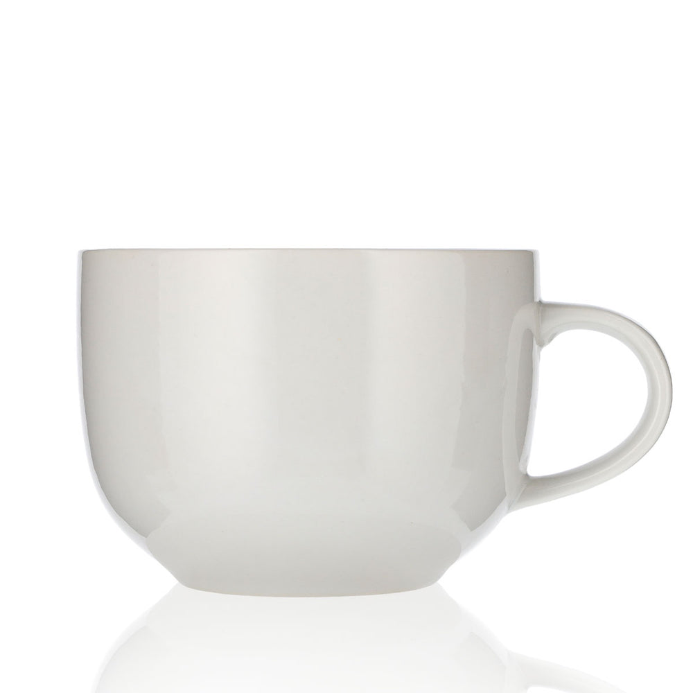 WAS Szklanka 0,45 l Kubek Kubek do kawy Kawa z mlekiem Jumbo Porcelana