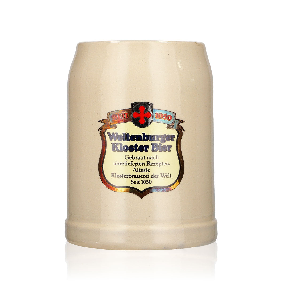 Klasztor Weltenburg Szklanka 0,3 l Dzbanek ceramiczny Piwo Kufel Seidel Browar