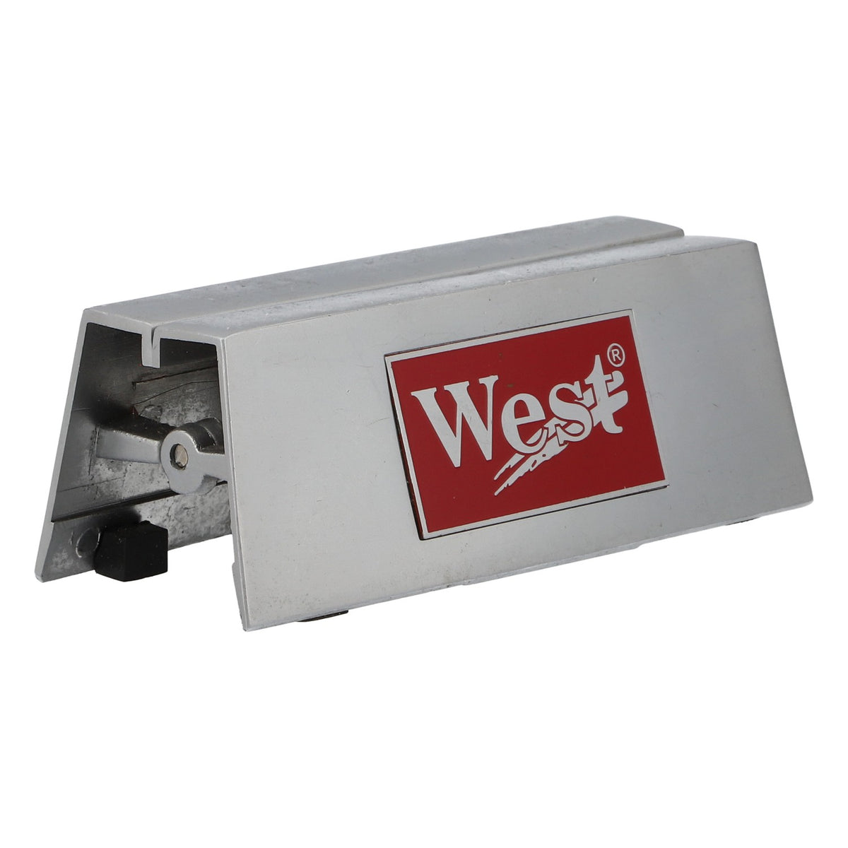 West – stojak na menu w kształcie paczki papierosów, metalowy, 10,5 x 4 x 3,