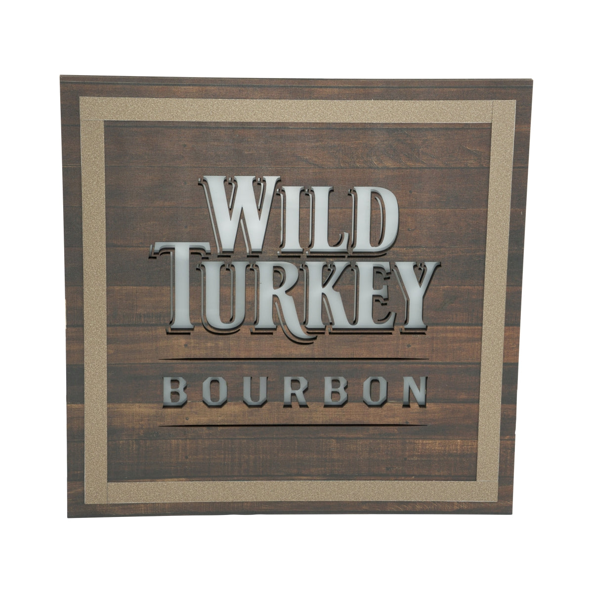 Wild Turkey Whiskey neon 40x40cm bourbon świetlny znak ścienny tablica bar