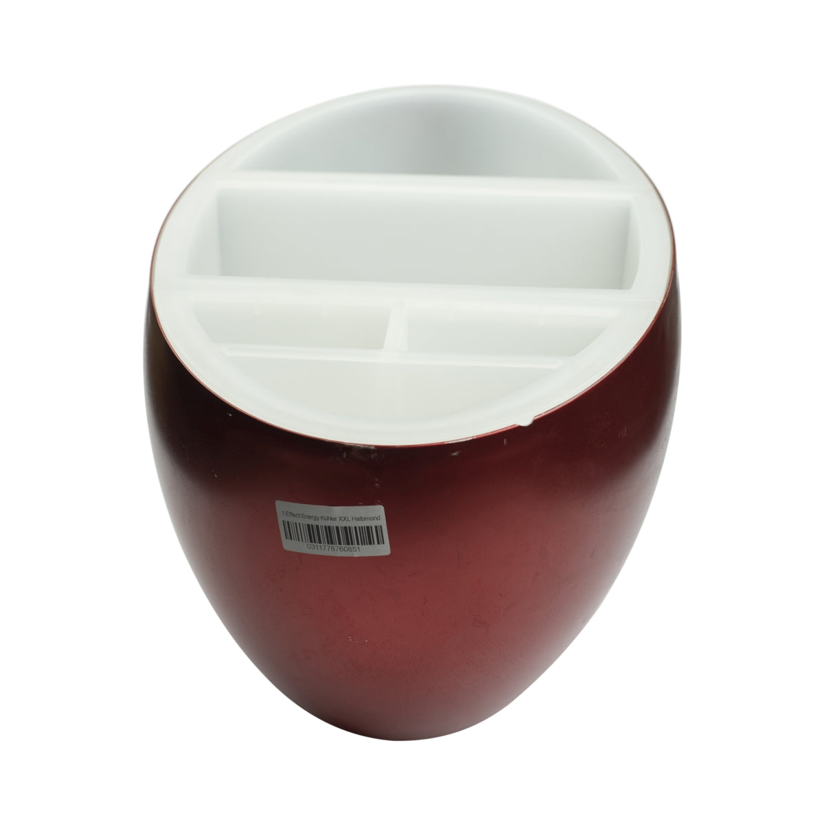 XXL Effect Energy cooler półksiężyc czerwony LED pojemnik na lód butelki wiadro światło – Widok 4