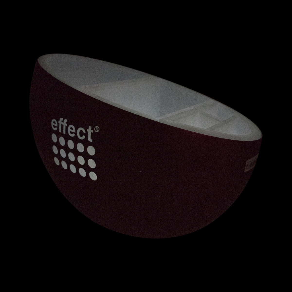 XXL Effect Energy cooler półksiężyc czerwony LED pojemnik na lód butelki wiadro światło – Widok 5