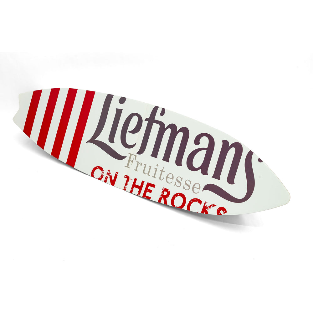 XXL Liefmans Piwo 3D Wallsign Dekoracja ścienna Tabliczka ścienna 150 cm Deska surfingowa